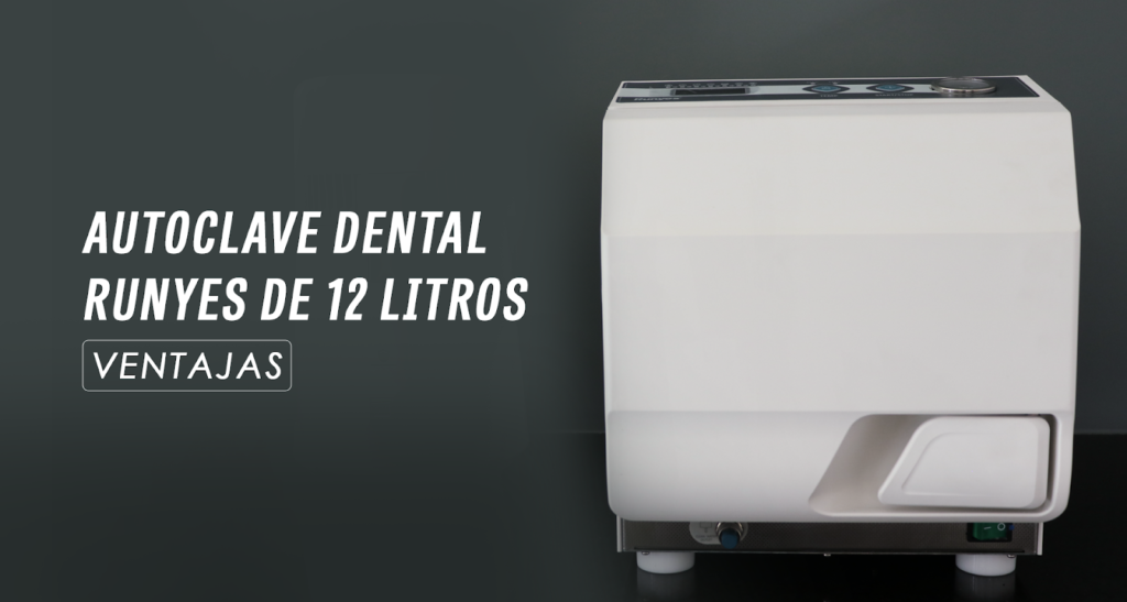 Autoclave dental Runyes de 12 litros para esterilización profesional en clínicas odontológicas.